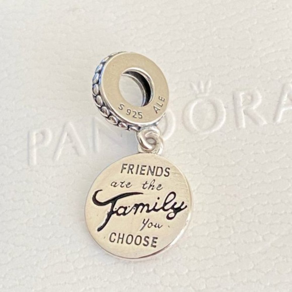 Friends Are Family Dangle Charm